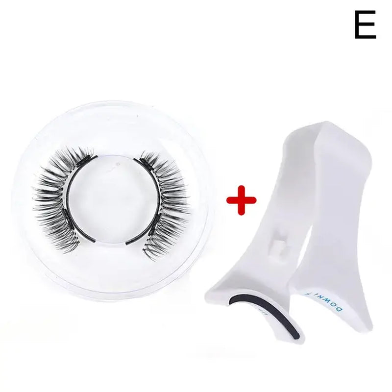 Magnets Tweezer with 3D Magnetic Natural Mink False Eyelash Professional Eyelash Extension Makeup Curler Clip Clamp Makeup Tool