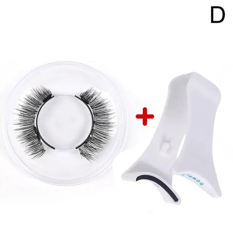 Magnets Tweezer with 3D Magnetic Natural Mink False Eyelash Professional Eyelash Extension Makeup Curler Clip Clamp Makeup Tool