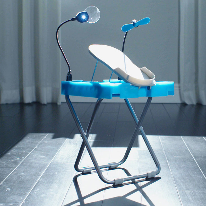 Pedicure Nail Stand with Lamp and Fan