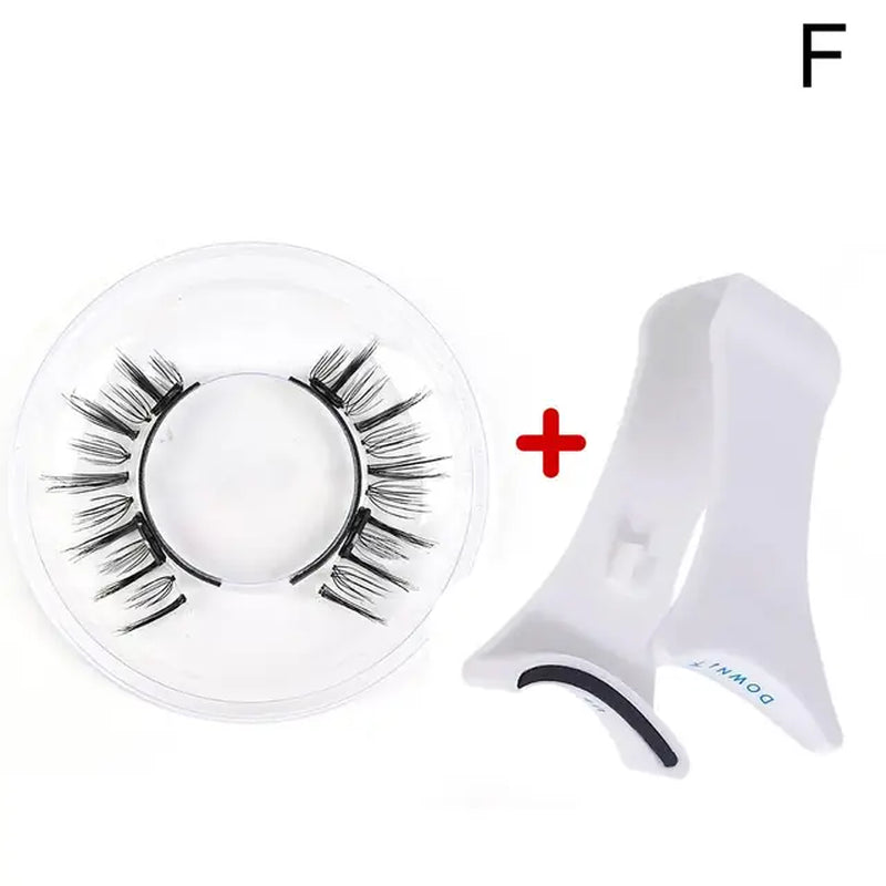 Magnets Tweezer with 3D Magnetic Natural Mink False Eyelash Professional Eyelash Extension Makeup Curler Clip Clamp Makeup Tool