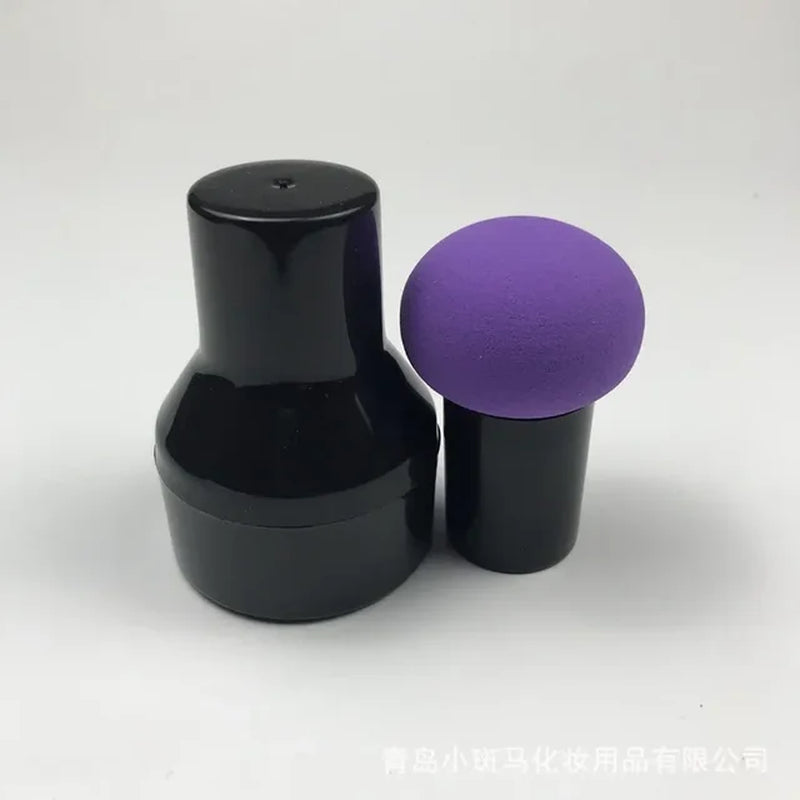 Mushroom Head Powder Puff with Protective Cap Wet Dry Cosmetic Puff Air Cushion Sponge Makeup Egg Foundation Beauty Makeup Tools