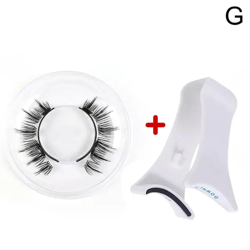 Magnets Tweezer with 3D Magnetic Natural Mink False Eyelash Professional Eyelash Extension Makeup Curler Clip Clamp Makeup Tool