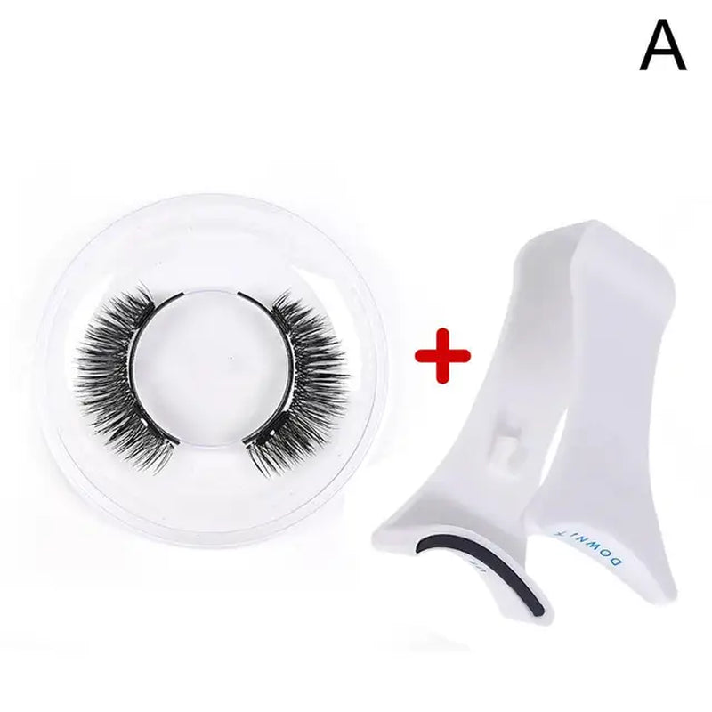 Magnets Tweezer with 3D Magnetic Natural Mink False Eyelash Professional Eyelash Extension Makeup Curler Clip Clamp Makeup Tool